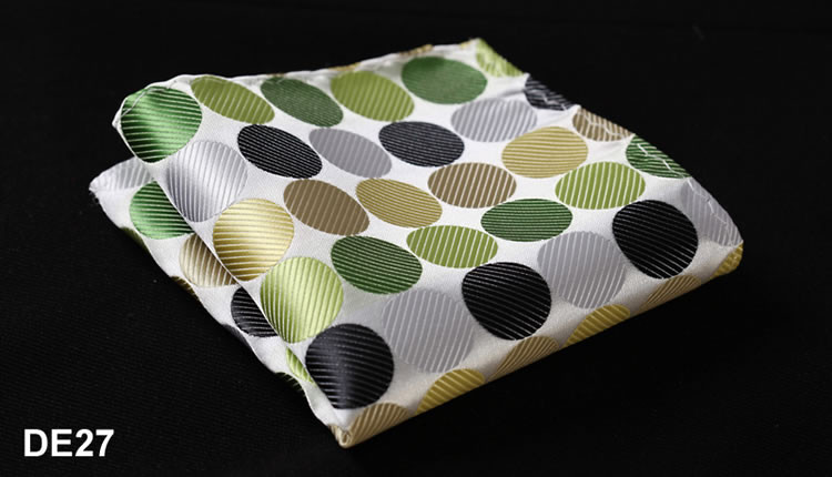 hanky_DE27 Green White