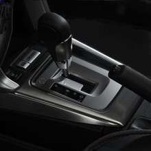 High quality Car gear panel stainless steel decorative trim 3pcs for 2013 2014 2015 Subaru Forester accessories