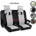Front Rear Universal car seat covers For SEAT LEON Ibiza Cordoba Toledo Marbella Terra RONDA