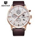 new hot Reloj Hombre 2017 BENYAR Fashion Waterproof 30M Mens Watches Top Brand Luxury quartz watch