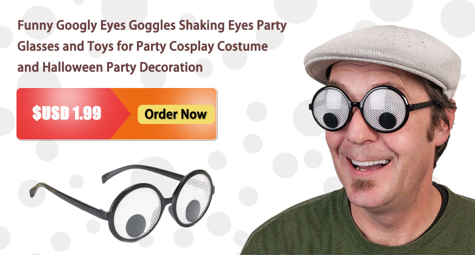 Halloween Eye Ball Glasses Party Favours//Costume Accessory x 6