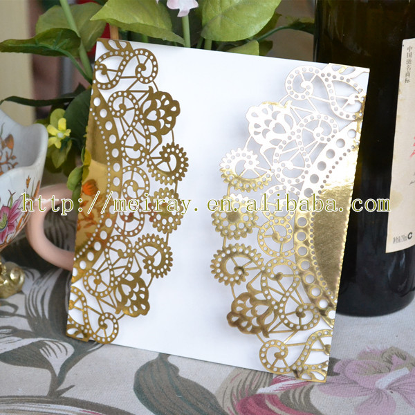 Whole Wedding Invitation Supplies Promotion For 100pcs Lot Whole Pearl White Wedding Invitation Envelope Invitaciones De Boda Laser Cut