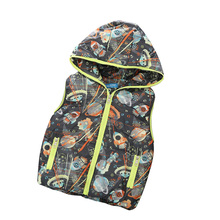 2016 New Arrival Boy Vests Kids Waistcoats Fashion Casual Hooded Character Boy’s Outerwear Boys Vest Coats 4T 5T 6T 7T 9