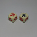 Free shipping Exclusive NEW 2pcs 6 sided16mm ROUND corners special D6 dice for board game accessories