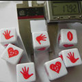 Free shipping Exclusive NEW 18MM 2pcs 6 sided D6 square corner game dice for board game