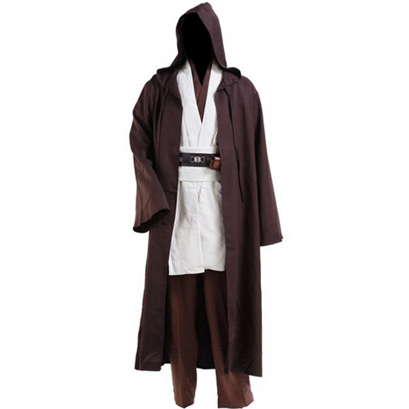 star wars costume adult Obi Wan Kenobi Jedi Knights cosplay costume