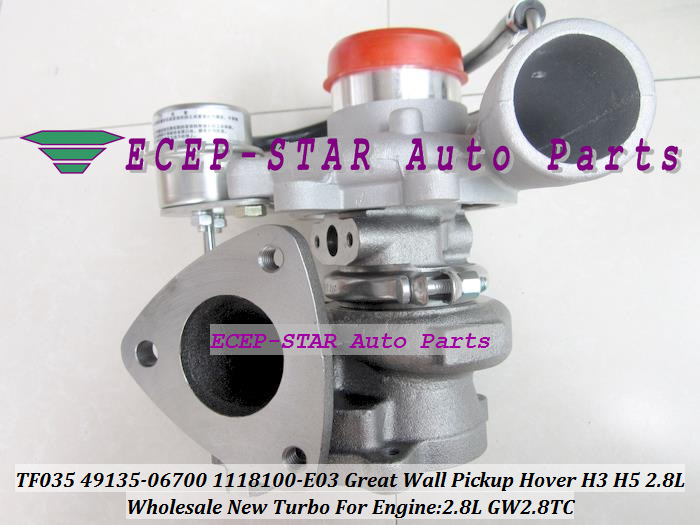 TF035HM TF035 49135-06700 1118100-E03 Turbocharger Turbo For Great Wall Pickup Hover H3 H5 2.8L GW2.8TC (3)