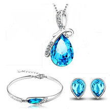2016 new arrival 925 sterling silver feminine jewellery units earrings pendant necklaces bracelets jewellery wholesale