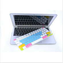 Wubi Root Rainbow Silicone Keyboard Skin Protector Cover Guard for Apple Macbook Pro Air Retina 13 15 17 for Mac book 13 15
