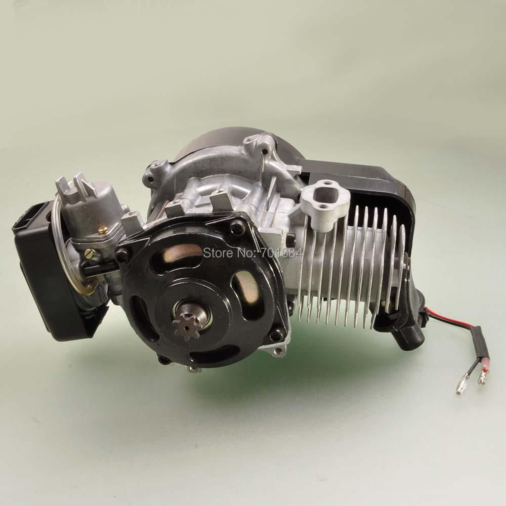 47cc Engine Assembly 44mm Piston For 2 Stroke Mini Dirt Pocket Bike Quad [PX86]
