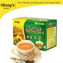 Free shipping NEW 2014 HOT  Green Slimming Coffee  instant / Green Ginger / Honey And Ginger /Health Care Tea
