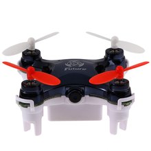 RC LEADING Mini RC101C Drones with Camera 2.4G 4 Channel 6 Axis Gyro 0.3MP Camera Quadcopter with Light