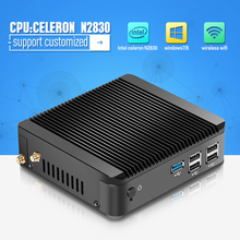 2015 New Fanless PC Mini PC Celeron Mini pc win8.1 X30-N2830 2.16GHz Dual Thread support linux / win 7 / win8 with Vesa Mount