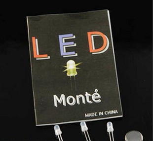 Free shipping 5pcs Superior LED monster illusion light magic tricks
