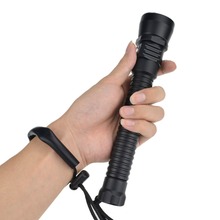 Dimming LED Flashlight Underwater 100m Diving Torch 3 x CREE XM-L L2 5000 Lumens With 30% Power Indicator Anti-slip Lanyard