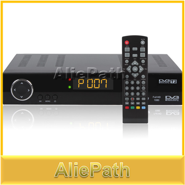 Full HD 1080P DVB-T2 TV Set-top Box Digital Terrestrial Receiver with USB &HDMI Interface Support MPEG4 / H.264