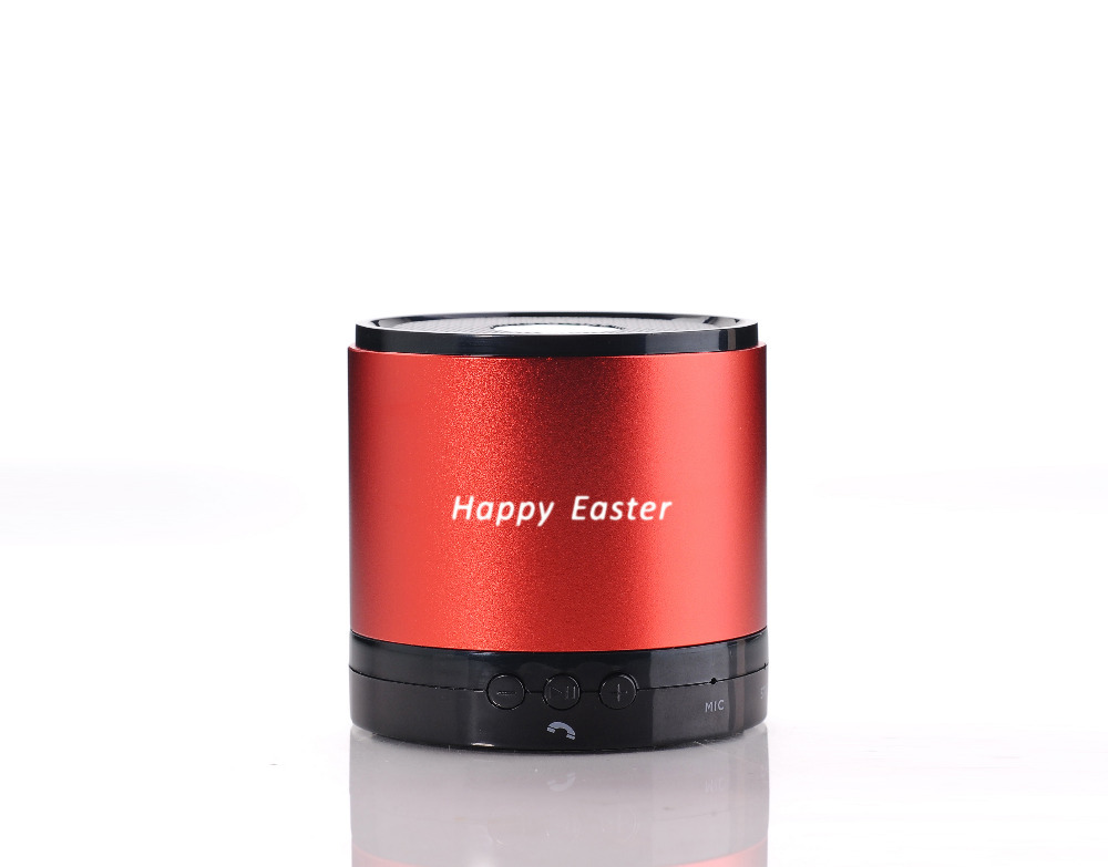 cheap wireless font b speakers b font My vision 788S round red aluminium alloy Laptop font