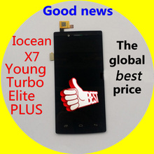 Free Shipping 100% Original High Quality Iocean X7S LCD display Screen and Touch Screen panel  for IOCEAN X7  Without Frame