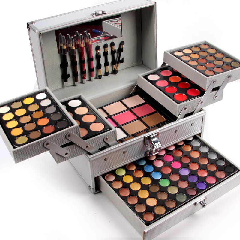 Wholesale Miss Rose Professional Makeup Set Box In Aluminum Three