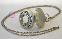 fashion quartz antique pocket watch woman alice in wonderland rabbit cat women vintage fob watches retro