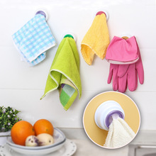 Hd creativa cocina auto adhesivo del multi-uso tela toalla ganchos perezoso clip multicolor de extracción de toallas de lavado de clip de 20 g