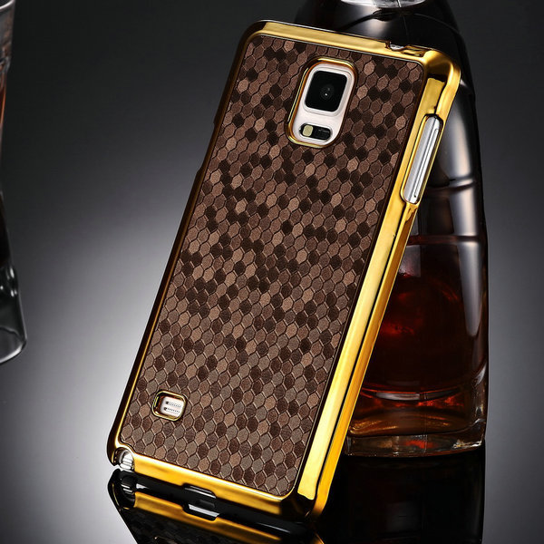 aliexpress buy luxury chromed gold edge plastic for samsung galaxy note 4 n9100 aliexpress buy luxury chromed gold edge plastic for samsung galaxy note 4 n9100