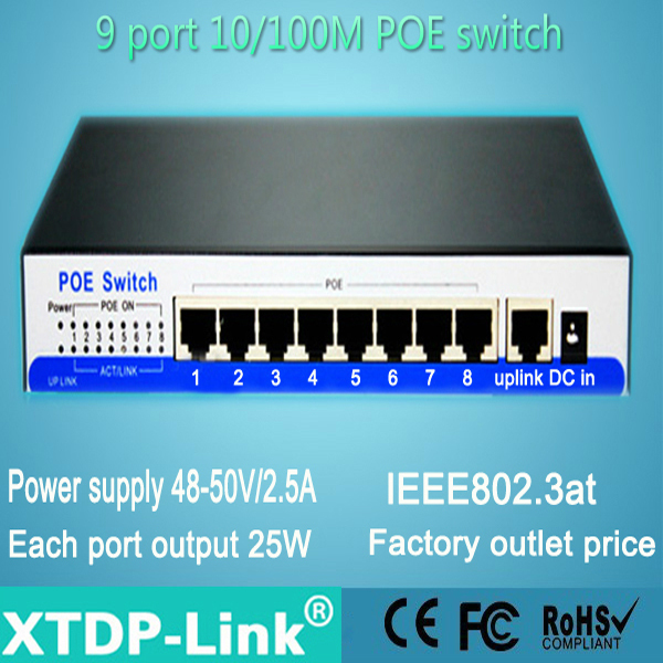 8 port poe switch + 1uplink for Dahua/Hikvision ip...