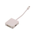 3 in 1 Mini DP Displayport Thunderbolt to HDMI DVI VGA Adapter for MacBook