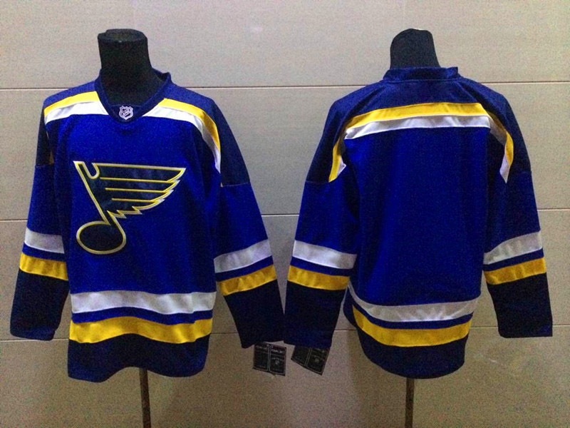 Wholesale Cheap 2015 New St. Louis Blues Mens Jerseys Blank Blue Ice Hockey Jersey For Sale 1463 ...