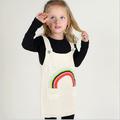 2016 Spring Summer Children Clothing Baby Girls Sleeveless Cotton Dress Rainbow Knitted sweater Kids Girs Dresses