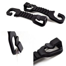 Factory price 2PCS Plastic Auto Car Truck Suv Shopping Bag Holder Seat Hook Hanger 51201