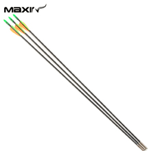 2015 Maxin 30inch Length Arrow 6mm Shaft Fiberglass Plastic Fletching Archery Hunting Arrows For Compound Bow