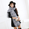 Plaid Scarf Luxury Brand Women Hijab 2016 Fashion Warm Shawls and Scarves Winter Wrap Blanket Scarf