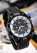 luxury brand men watches 2016 logo new Casual Quartz watch men military Watches sport Wristwatch Silicone