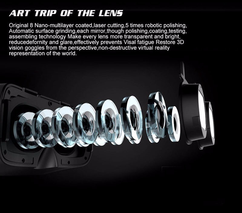 VR BOX 2 ND New 2nd Generation 3D VR BOX II 3D Glasses Upgraded Edition Virtual Reality Glasses Google Glasses + Bluetooth Remote Control (4)