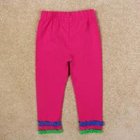 Blue Red fashion & Pattern Autumn Ruffles Girls Leggings Clothing Girl\'s Kid Casual Full Pants Legging Trousers