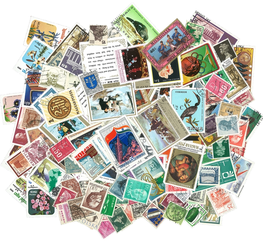 Description Picture 2 of item100Pcs/Bag World Stamps From Many Countries All Different NO Repeat  Marked Postage Stamps for Collecting