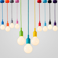 Free ship Candy color bull droplight E27 lamp holder droplight leisure bar restaurant boutique children room