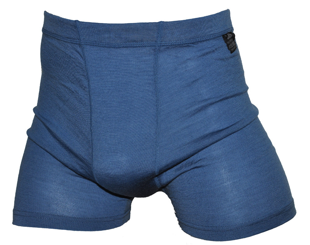 Men s 100 Micro Merino Wool Lightweight Underwear Athletics Male Blue Boxers Drying Outdoor Sports Woolmark