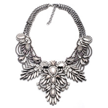 4 colors good quality NEW style Fashion Vintage Unique collar pendant Chunky Necklace Statement Jewelry for