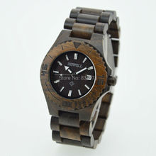 Free Shipping New Dress fashion clock style Quartz women watch Black Sandal Wood Quartz Watch Women