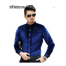 2016new arrival Winter&spring warm pleuche add wool shirt, casual shirt, 2 colors,plus-size S-4XL,free shipping 6601-3