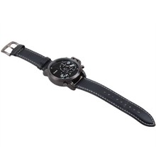 new fashion men s quartz watch dual time zone Oulm brand sports watches military watches waterproof