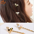 New Colorful Girls Barrette Flying Bee Hair Pins Exquisite Hair Jewelry Delicate Hair Accessories Hairpins