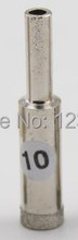Envío gratis de electrochapado diamante fino estupendo pared agujero consideró la herramienta 10 * 52 * 19 mm para procesamiento de jade pulsera tienda