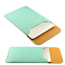 Pu Leather Flap Sleeve Bag Case Notebook Cover Pouch for MacBook 11 12 13 15 inch