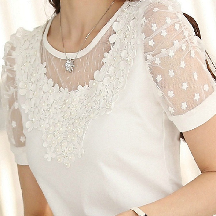 short sleeve cotton blouses uk