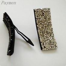 2016 Fashion Hairpins for Hair Women Girls Bling Headwear Crystal Rhinestone Barrette Hairpin Hair Clip Accessories