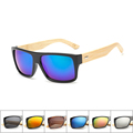 High Quality 100 Natural Wood Sunglasses Men Women Oversized Mens Sunglass Wooden Bamboo Leg Sun Glasses