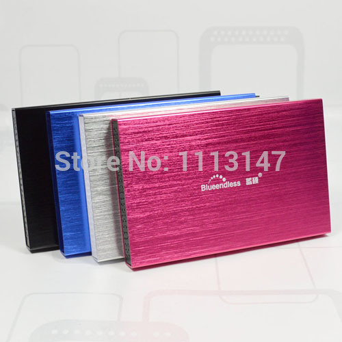 Free shipping Slim Metal design Mobile HDD Portable Disk 40GB 2 5 USB2 0 Laptop Desktop